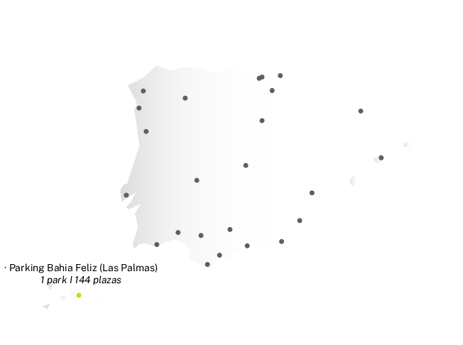 Map of car parks